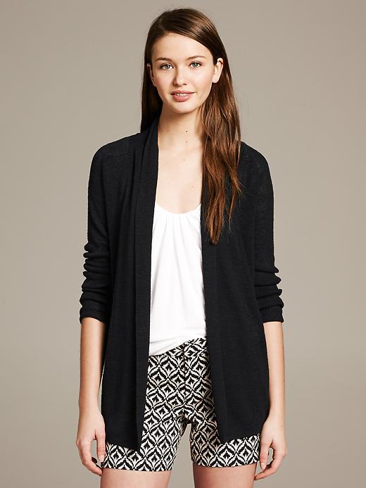 Cardigan Ouvert Banana Republic Taille XS - Manches 3/4, Multicolore, Neuf Avec étiquettes