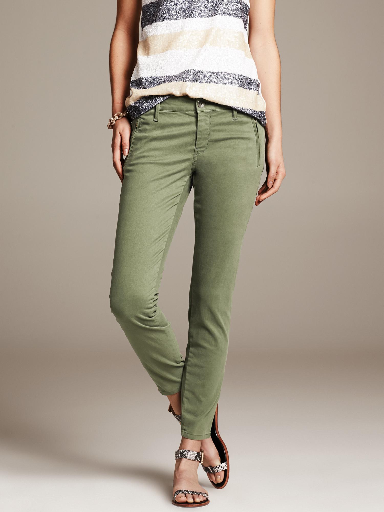 Heritage Twill Skinny Ankle Pant Banana Republic   Cn7675512 