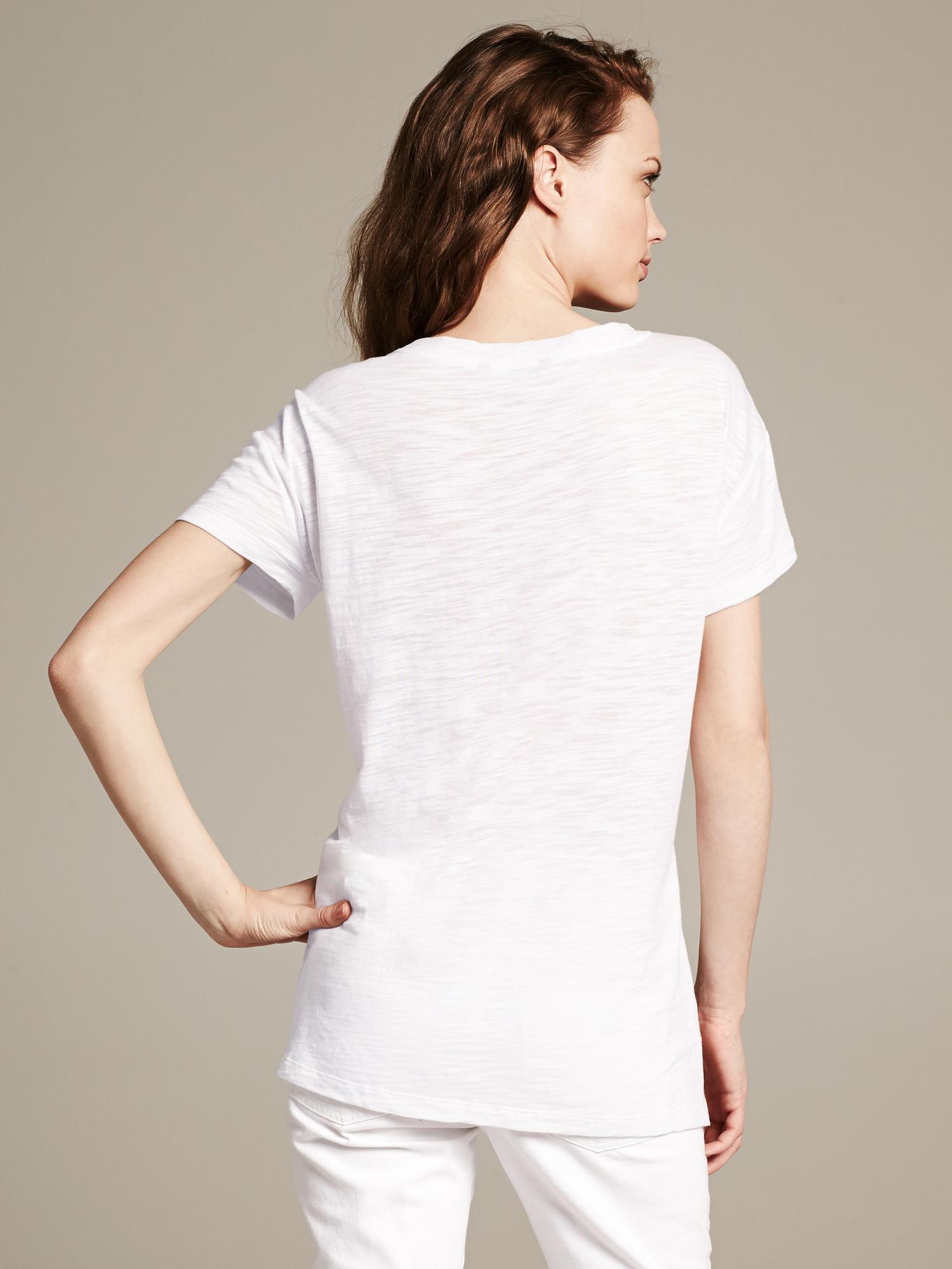 Slub Knit Button Detail Multi Top
