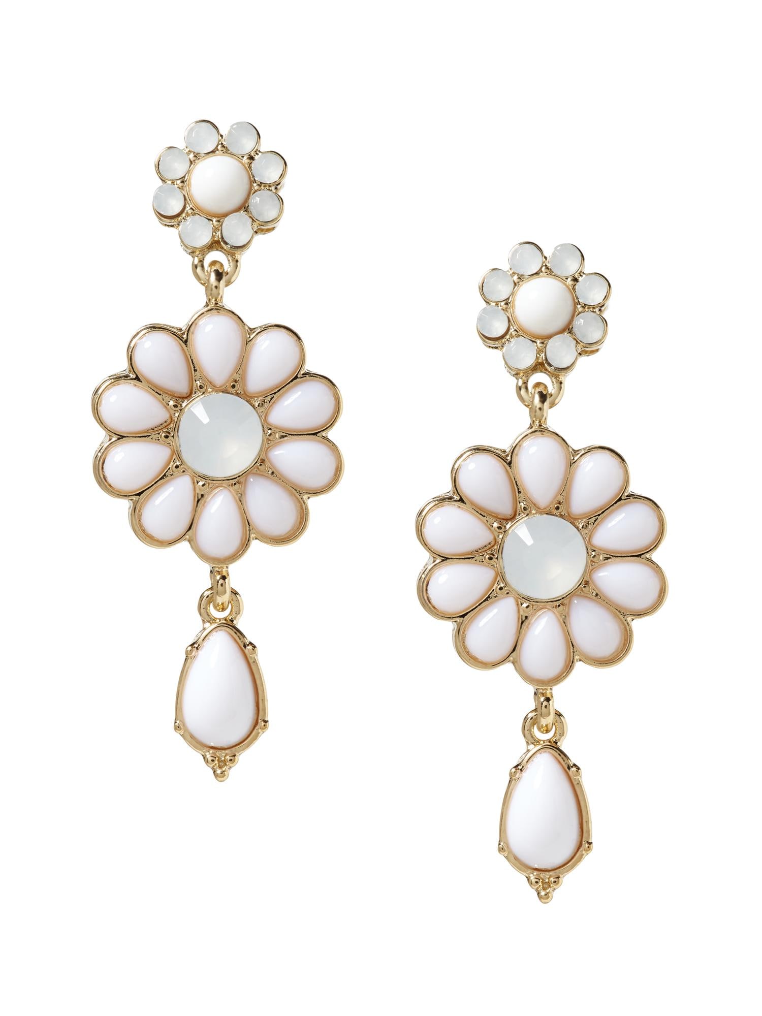 Catalina Floral Drop Earring