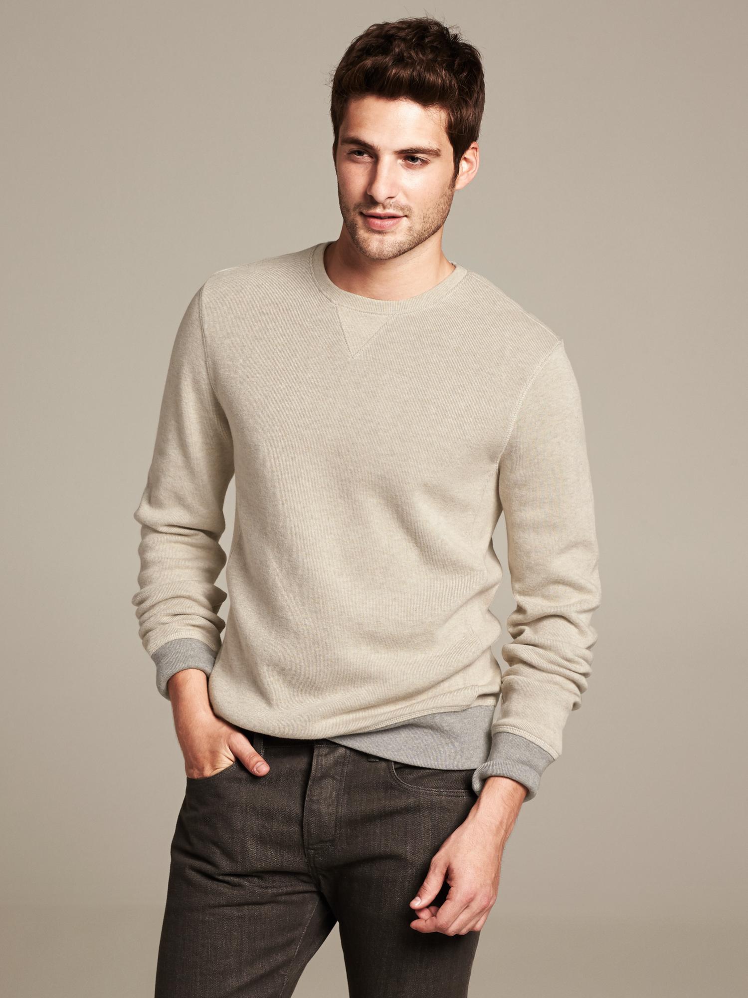 French-Rib Crew | Banana Republic