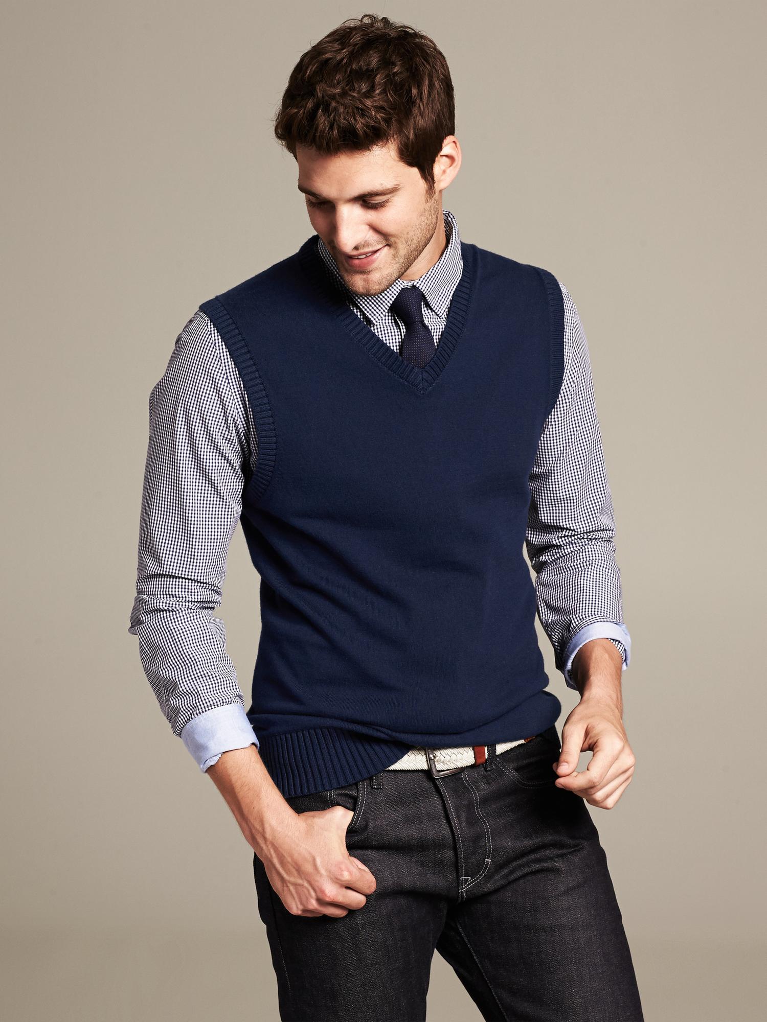 Banana republic sweater vest best sale