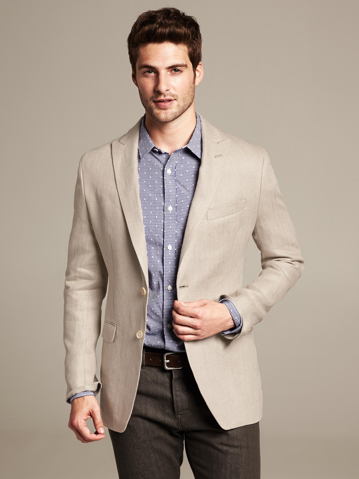 Heritage Linen Blazer | Banana Republic