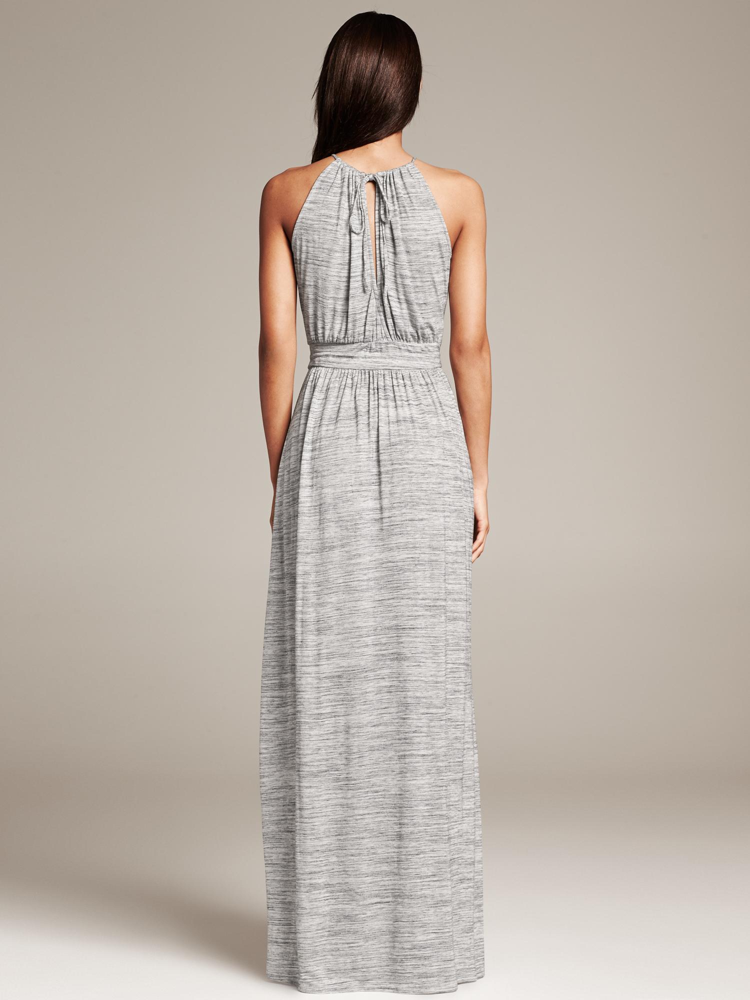 Banana republic grey dress best sale