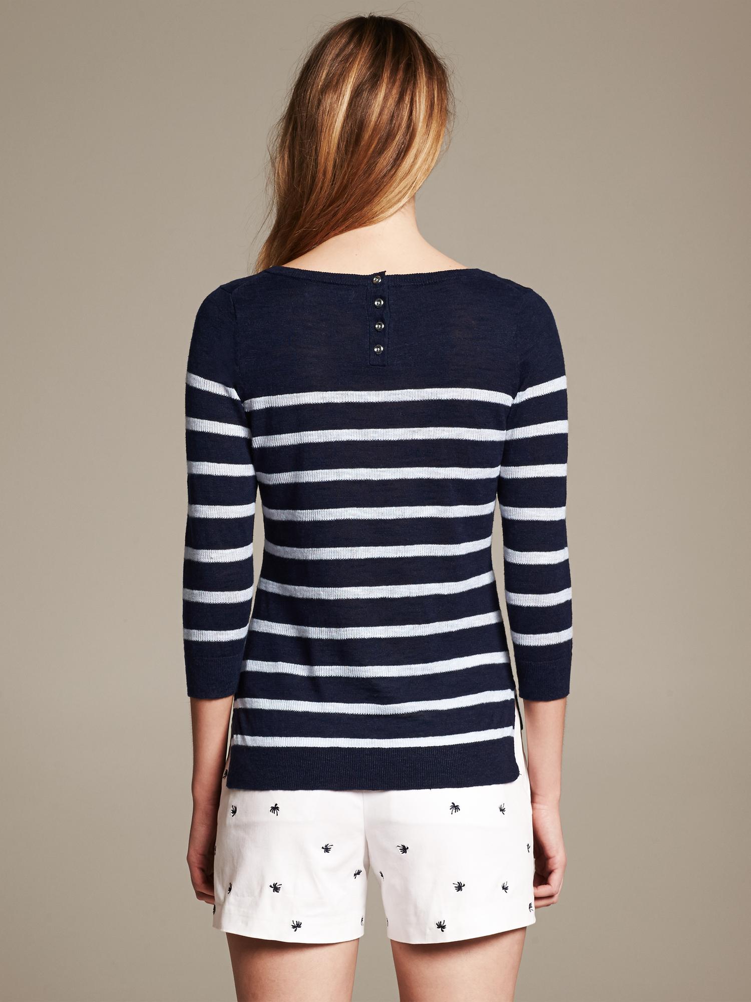 Multi-Stripe Pullover