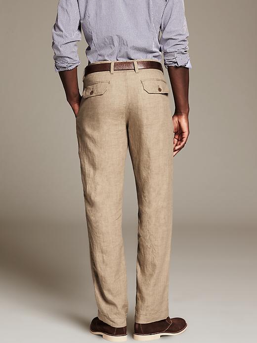 Straight-Fit Linen Drawstring Pant | Banana Republic