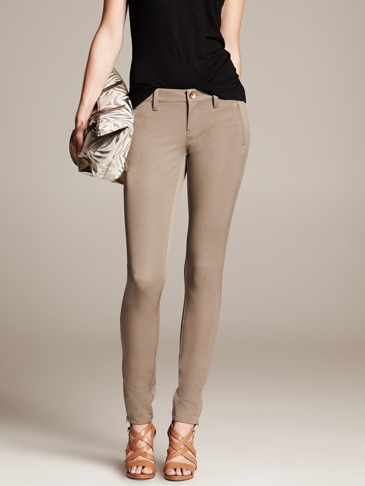 Heritage Skinny Ankle Zip Pant Banana Republic   Cn7833863 