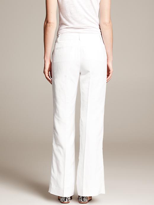 Linen Blend Wide-Leg Pant | Banana Republic