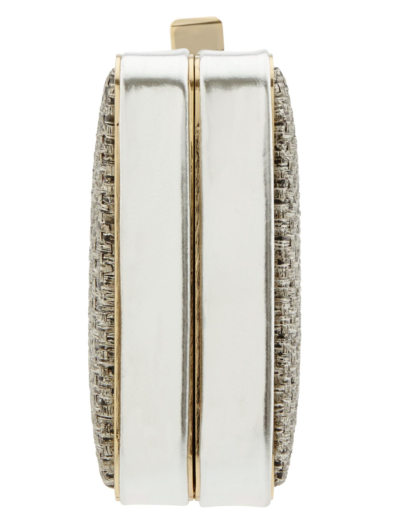 Gemma Straw Box Clutch Banana Republic