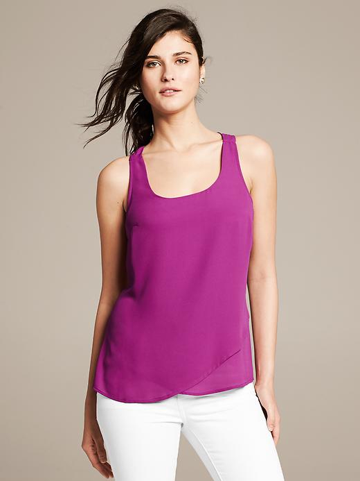 Next Level Apparel Women's Ideal Racerback Tank - 60% Cotton 40% Polyester, Banana-Purple, X-Large