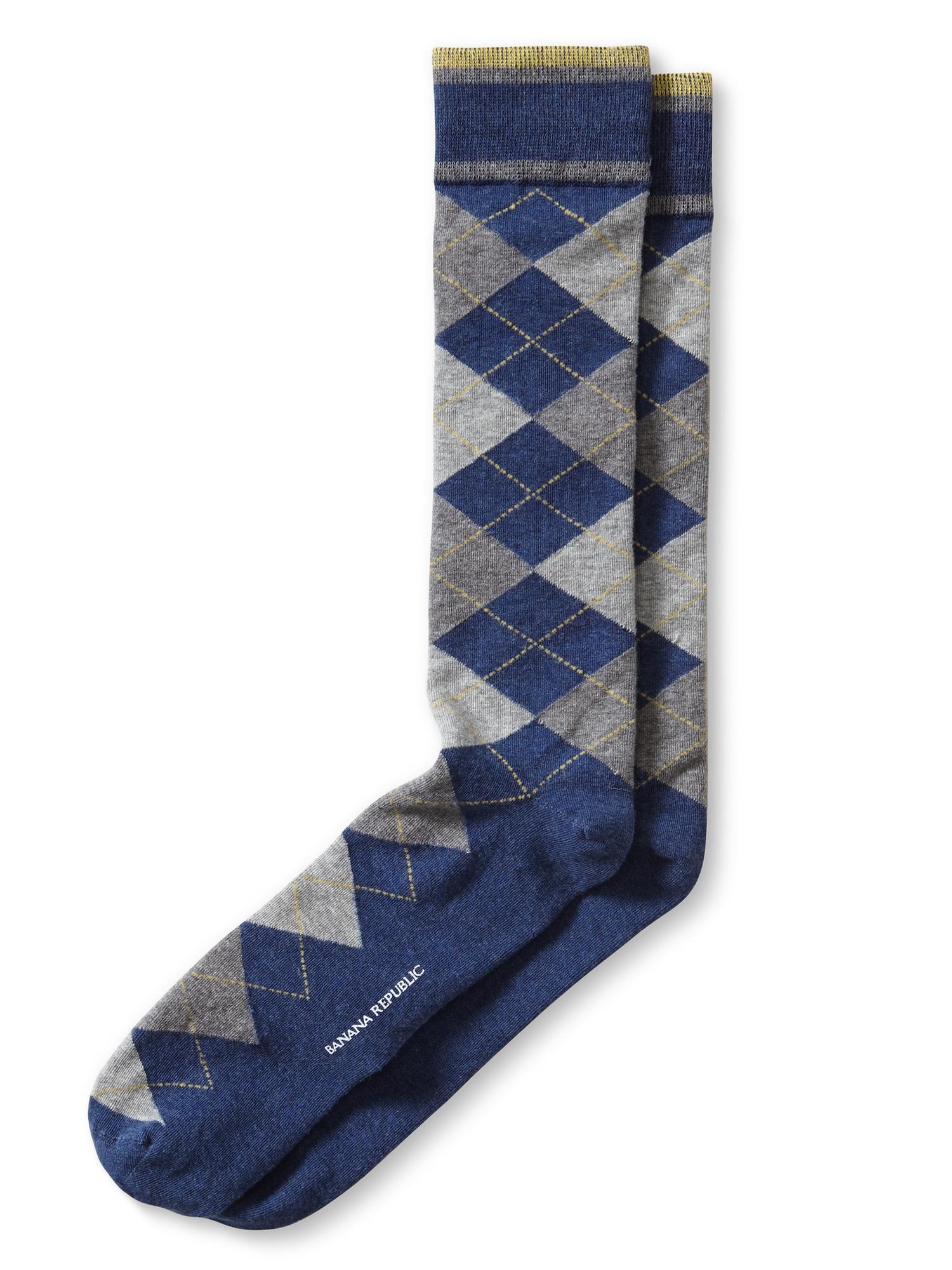 Argyle Sock Banana Republic