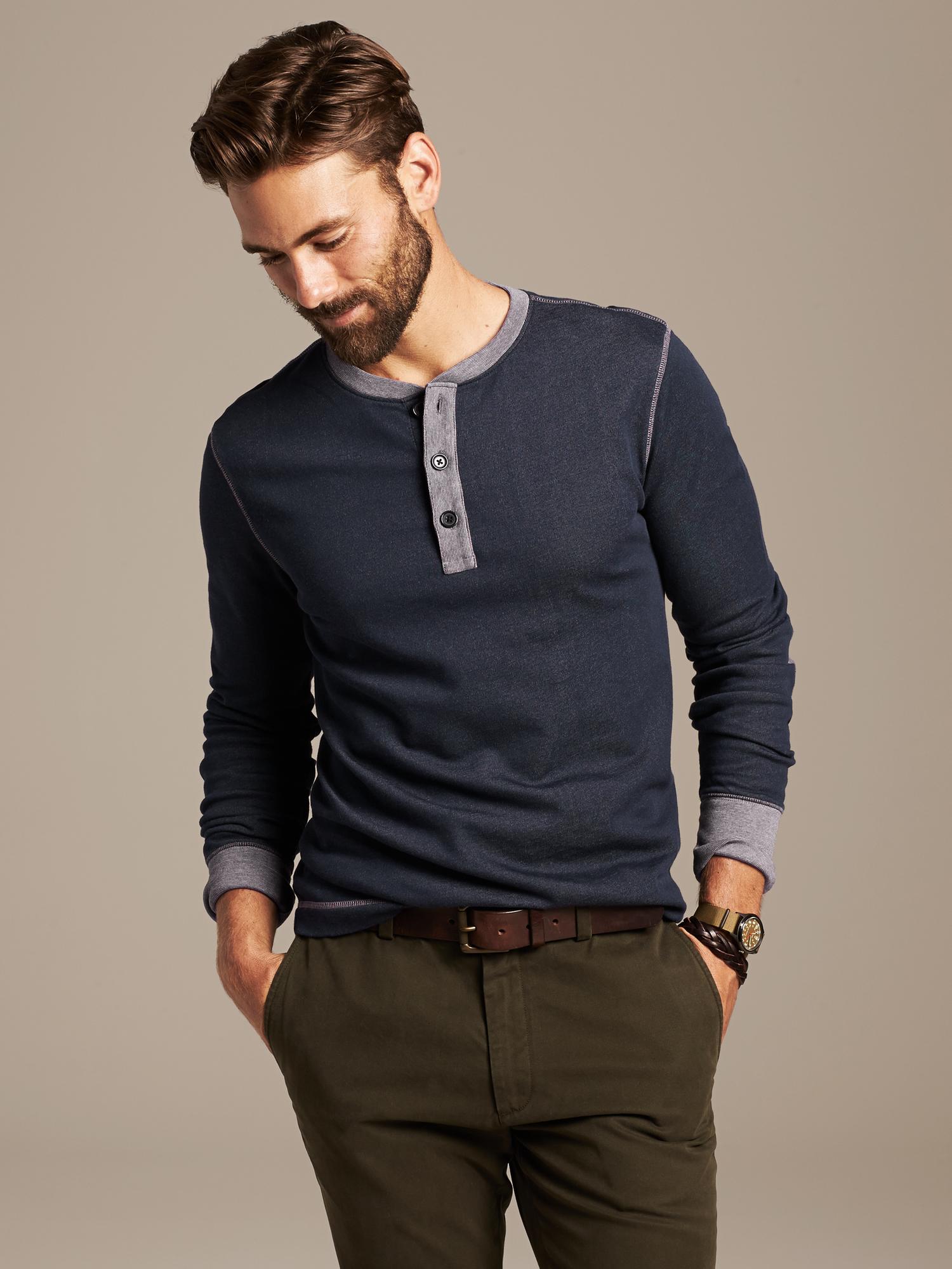 ElbowPatch Henley Banana Republic