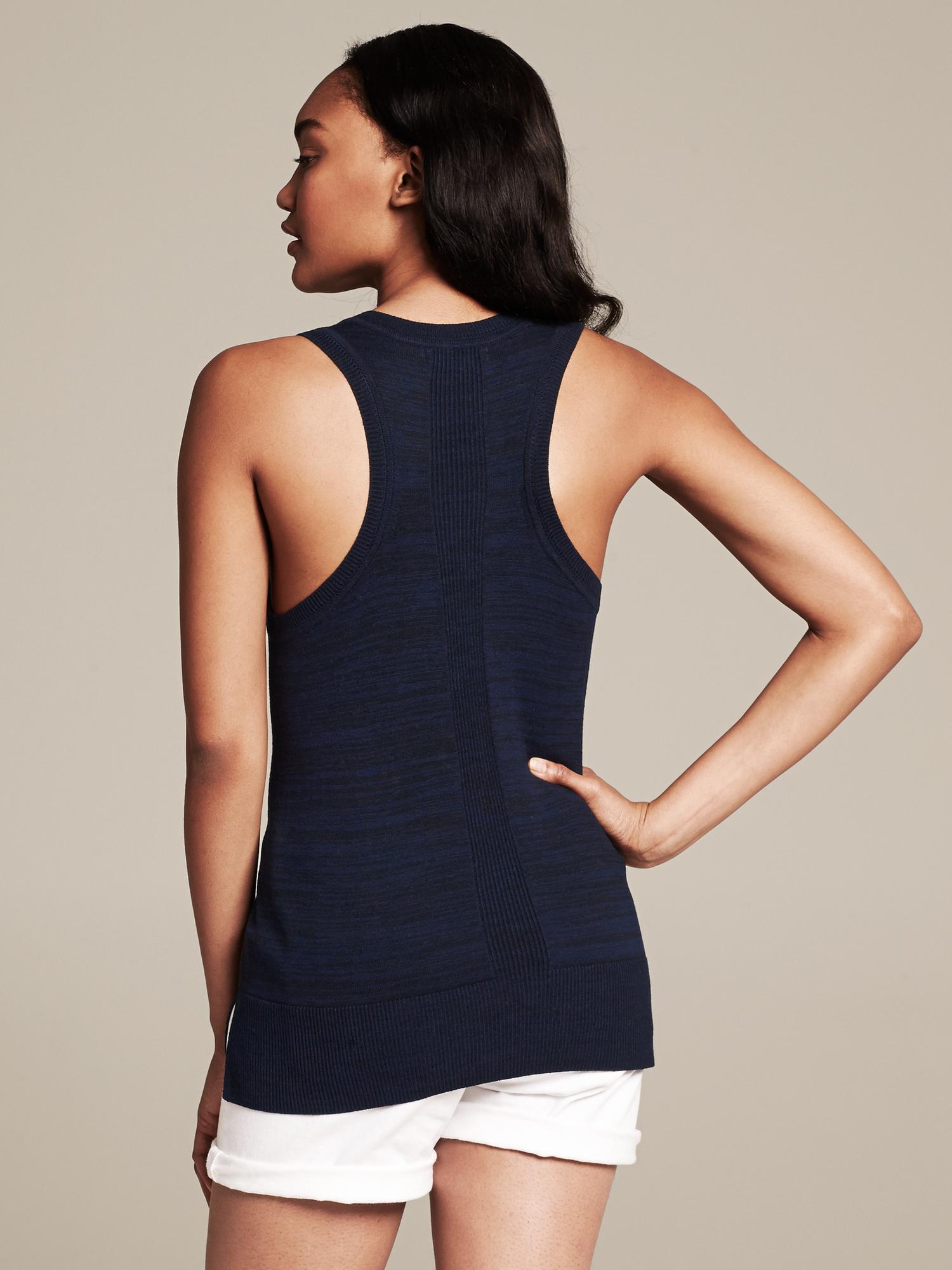 EMRA SWEATER TANK, RESORT WHITE