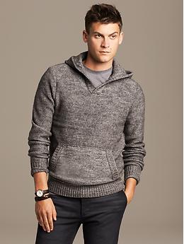 Banana republic hooded sweater sale