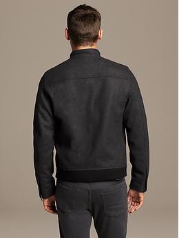 ジャケット・アウター 00s BANANA REPUBLIC wool blouson BLK M 00s BANANA REPUBLIC wool blouson BLK M