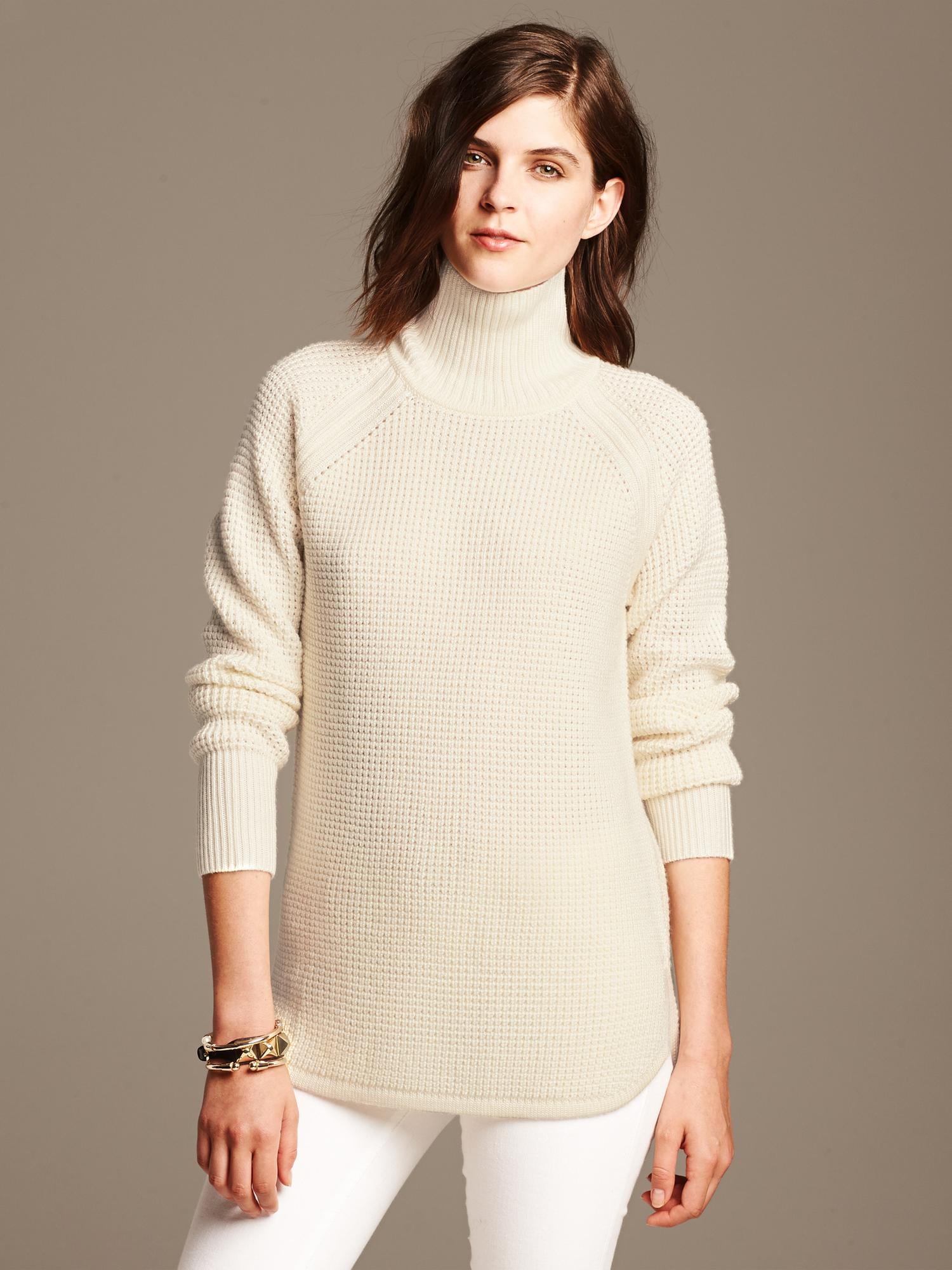 Waffle-Knit Pullover