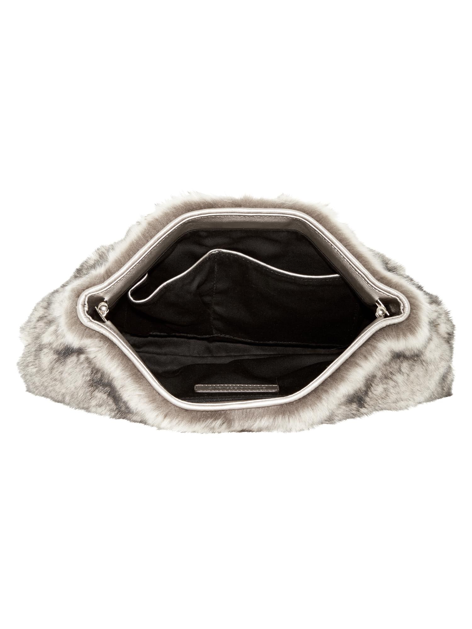 Faux-Fur Clutch