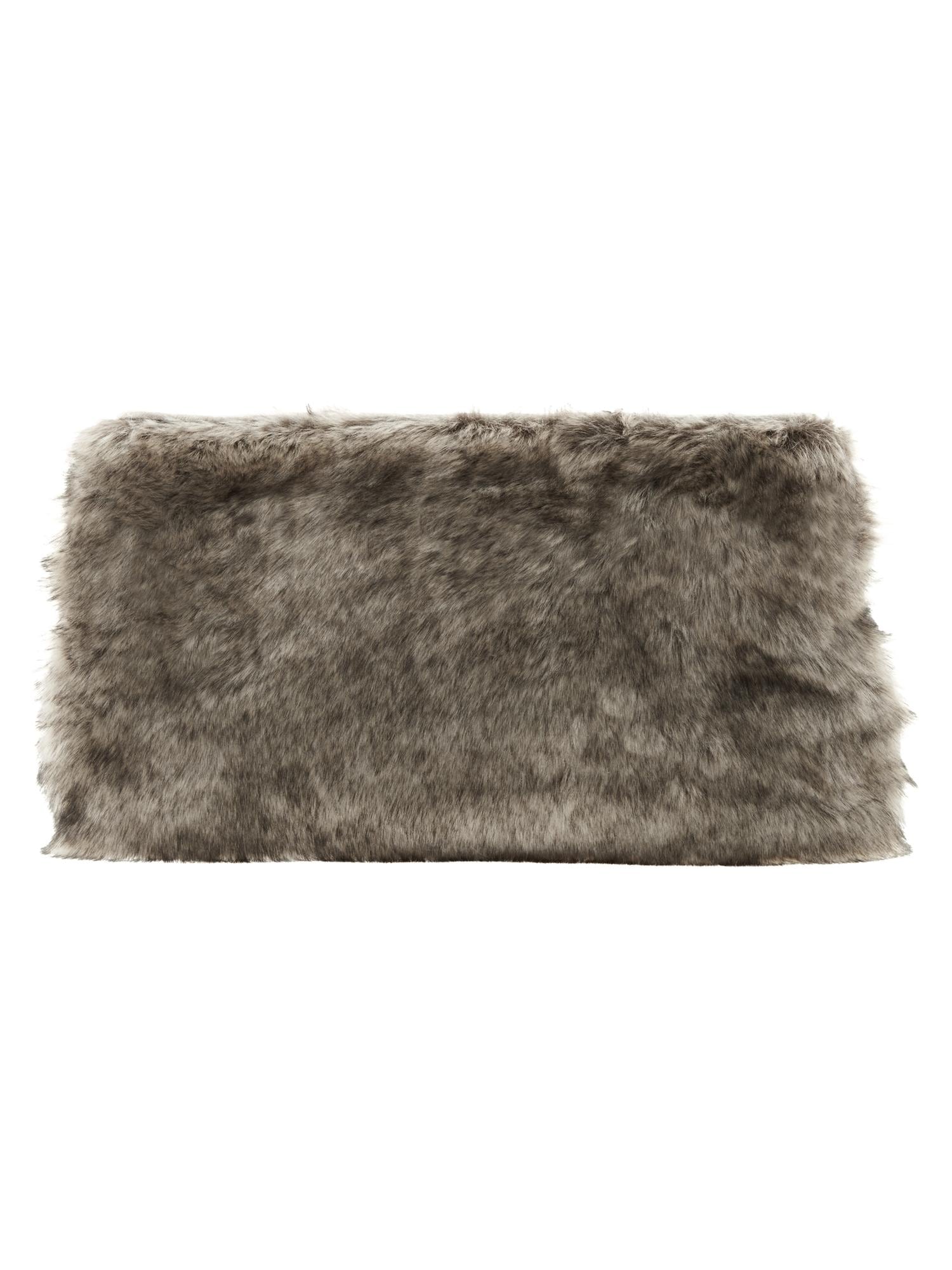 Faux-Fur Clutch