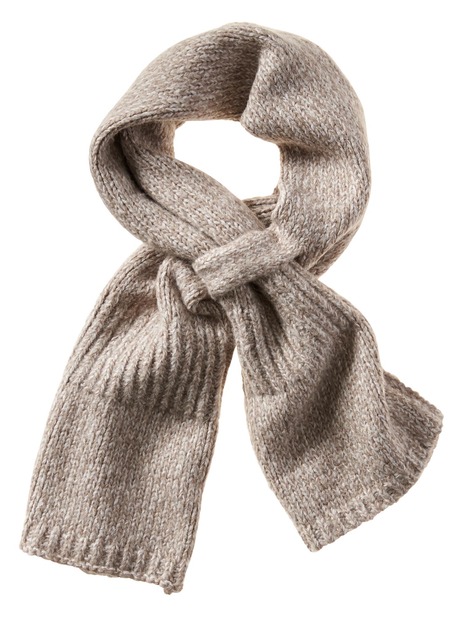 Knit Pull-Through Scarf | Banana Republic