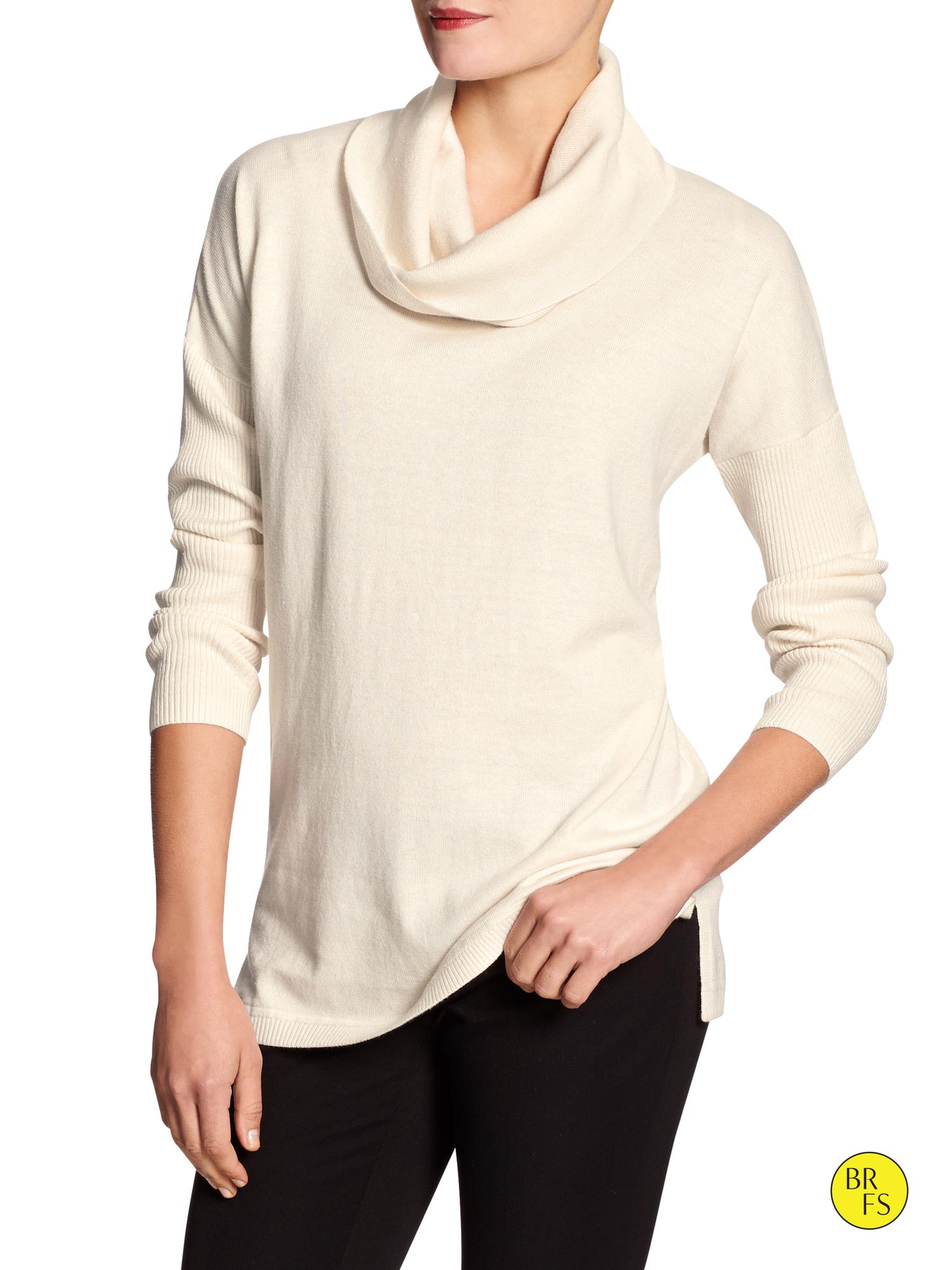 Factory Cowl Neck Sweater