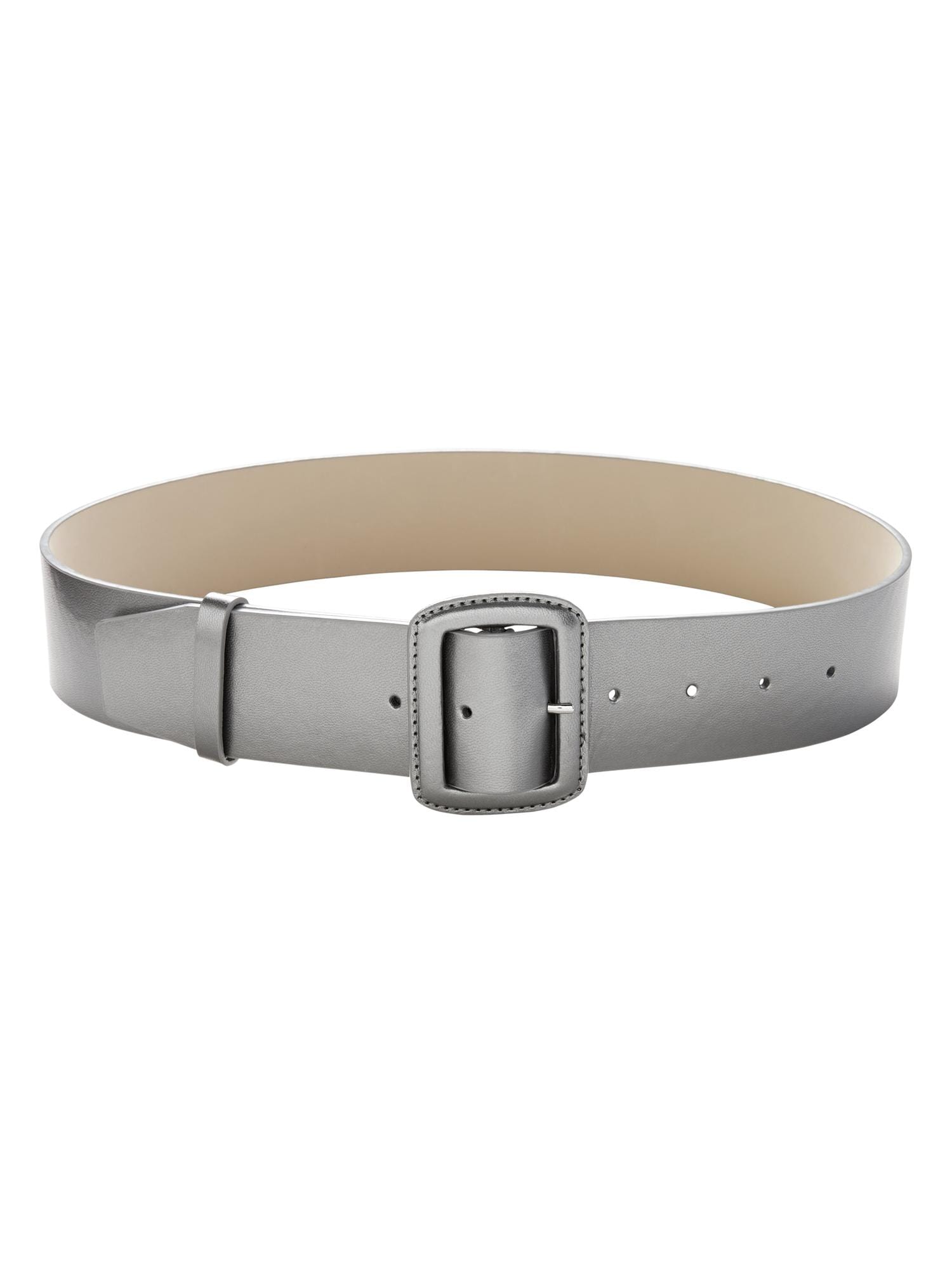 Wide Square-Buckle Belt | Banana Republic