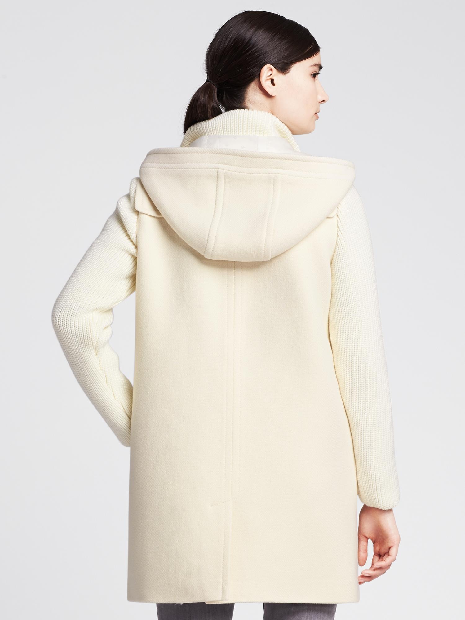 Heritage Sweater-Sleeve Duffle Coat
