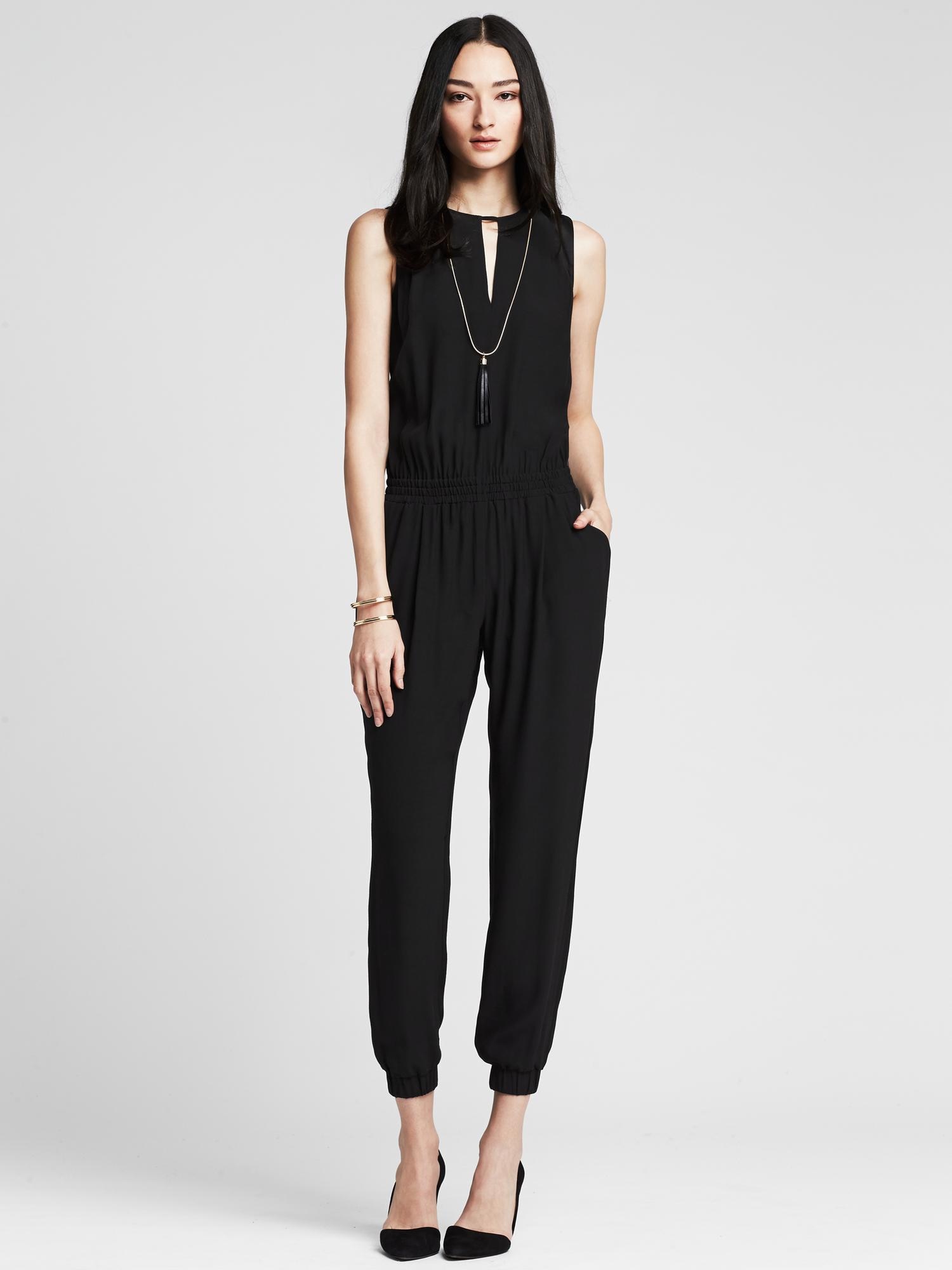 Drapey Jumpsuit Banana Republic