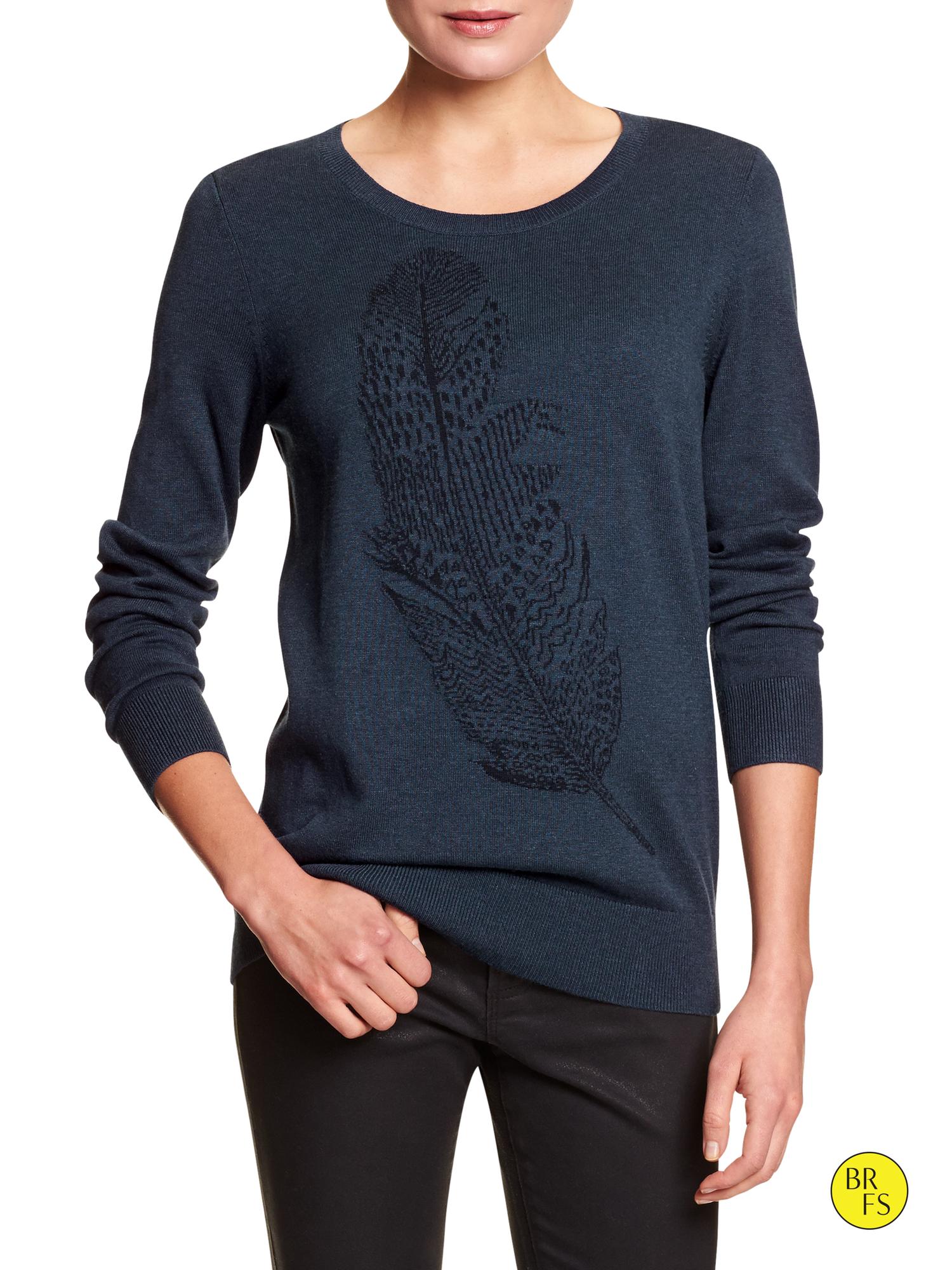 Factory Intarsia Sweater Banana Republic