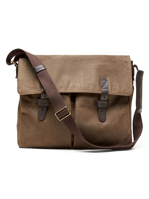 Banana offers Republic Leather Messenger Bag