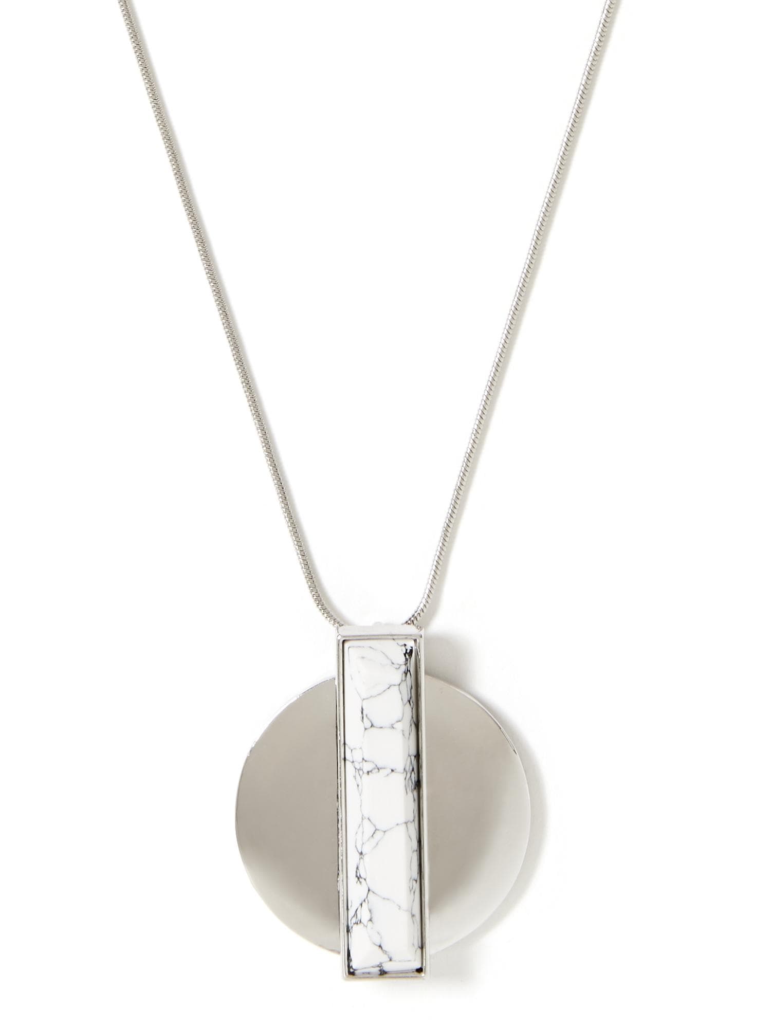 Modern Art Pendant Necklace | Banana Republic