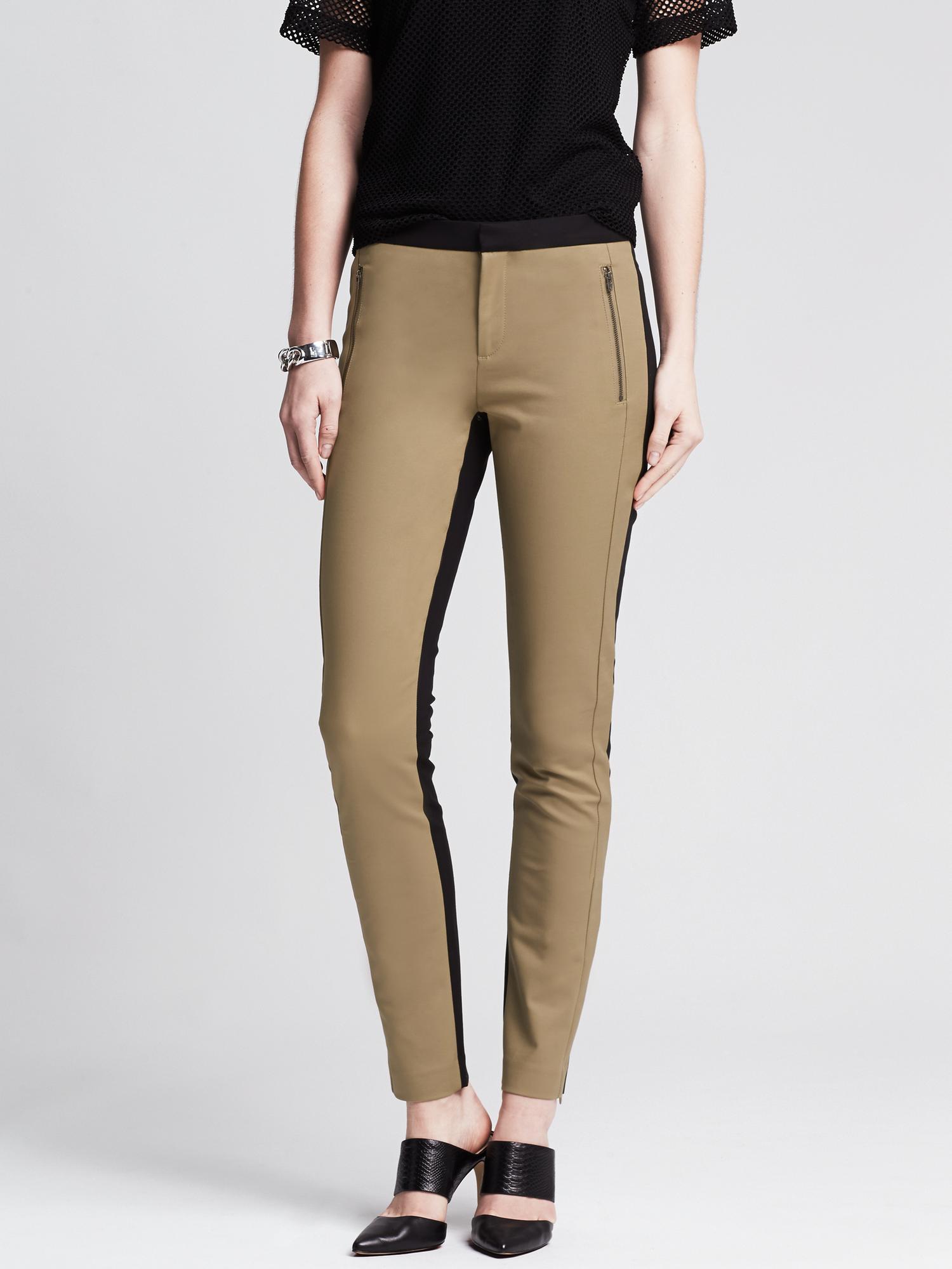 Banana Republic Side Stripe Ankle Pants AVERY Side Stripe Tailored