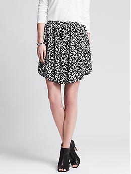 Animal Print Skirt