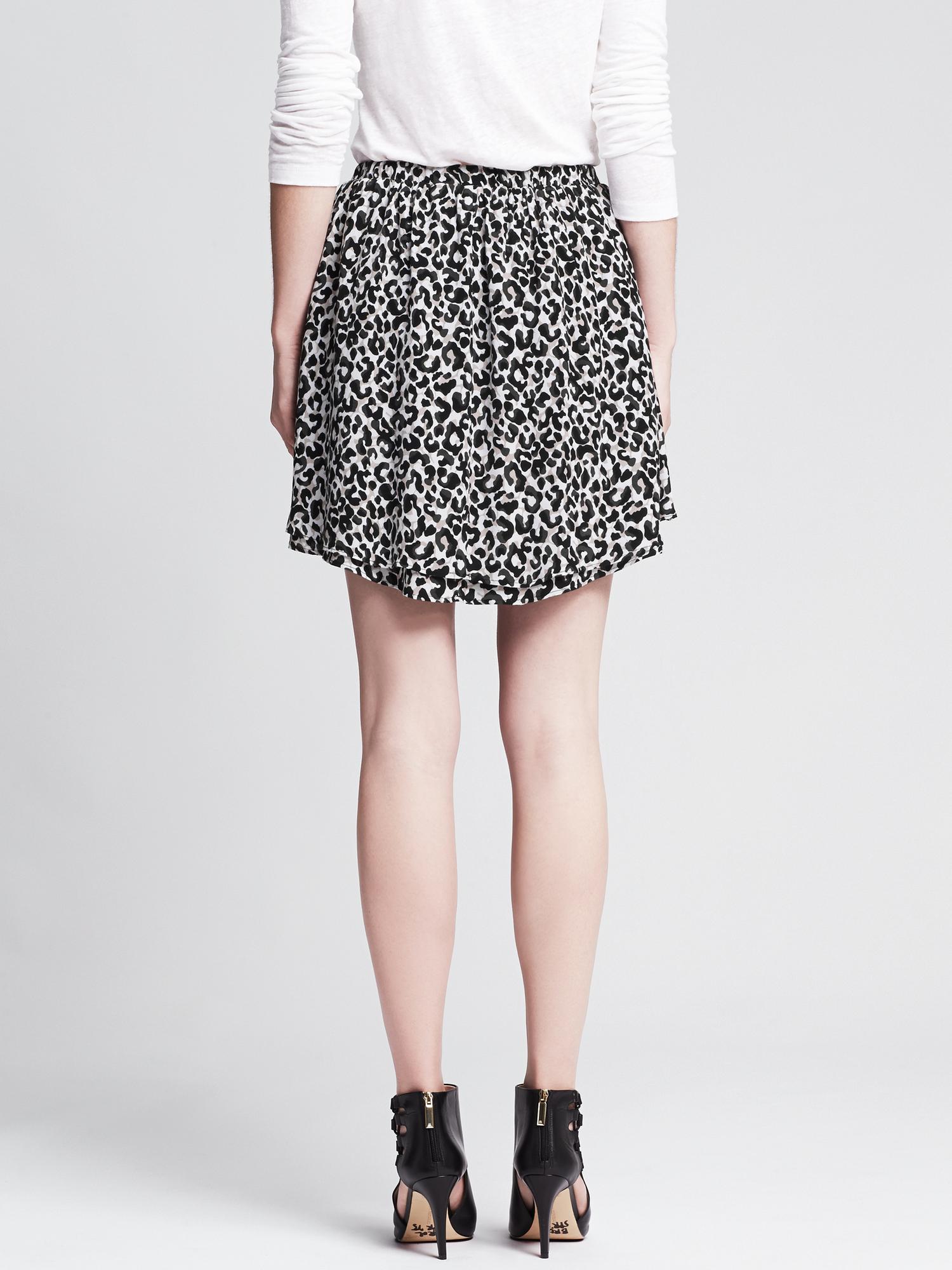 Animal Print Skirt
