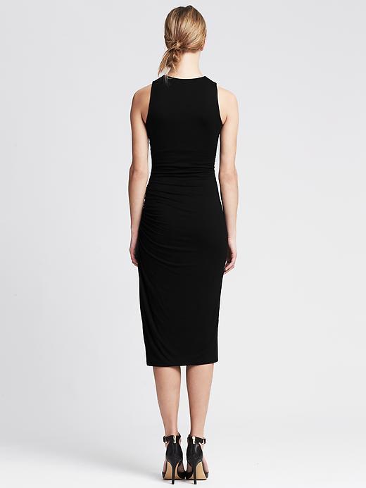 Ruched Jersey Long Dress