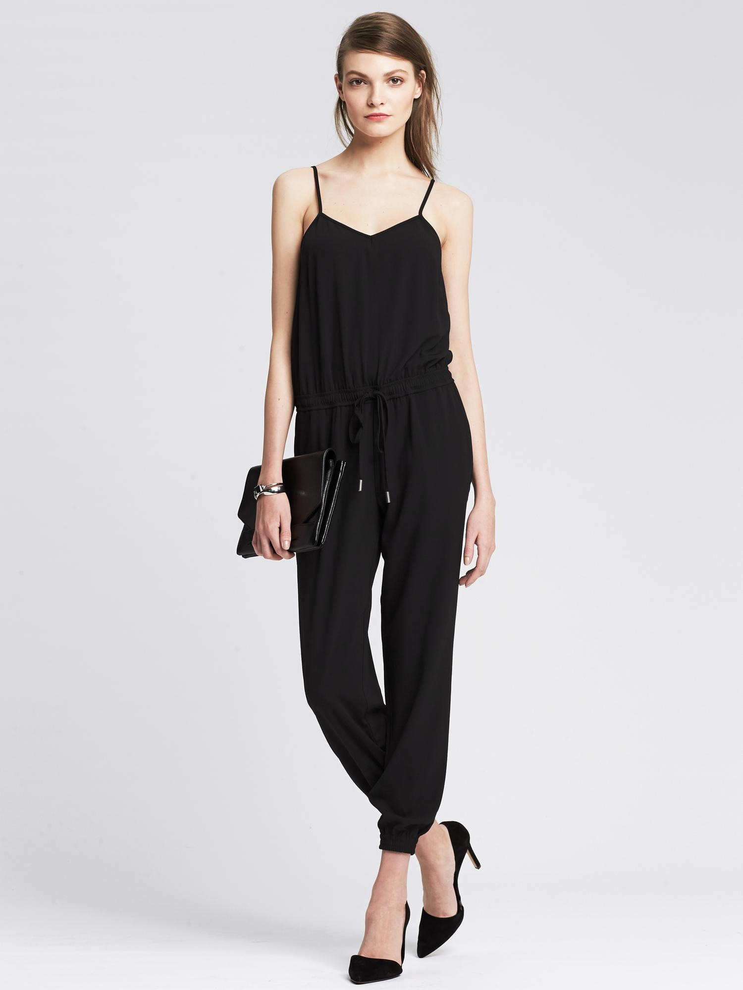 Drapey Jumpsuit Banana Republic