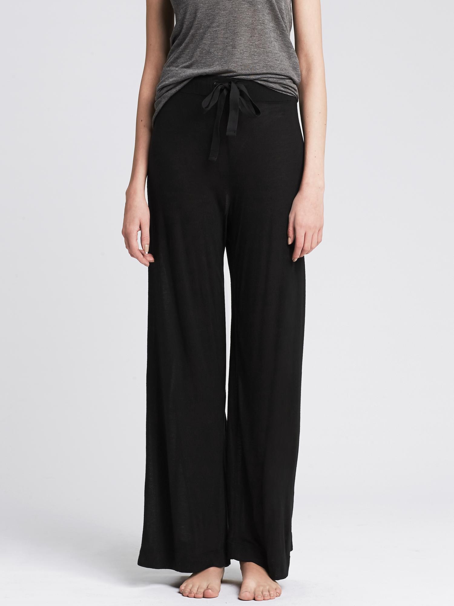 WideLeg Modal Lounge Pant Banana Republic