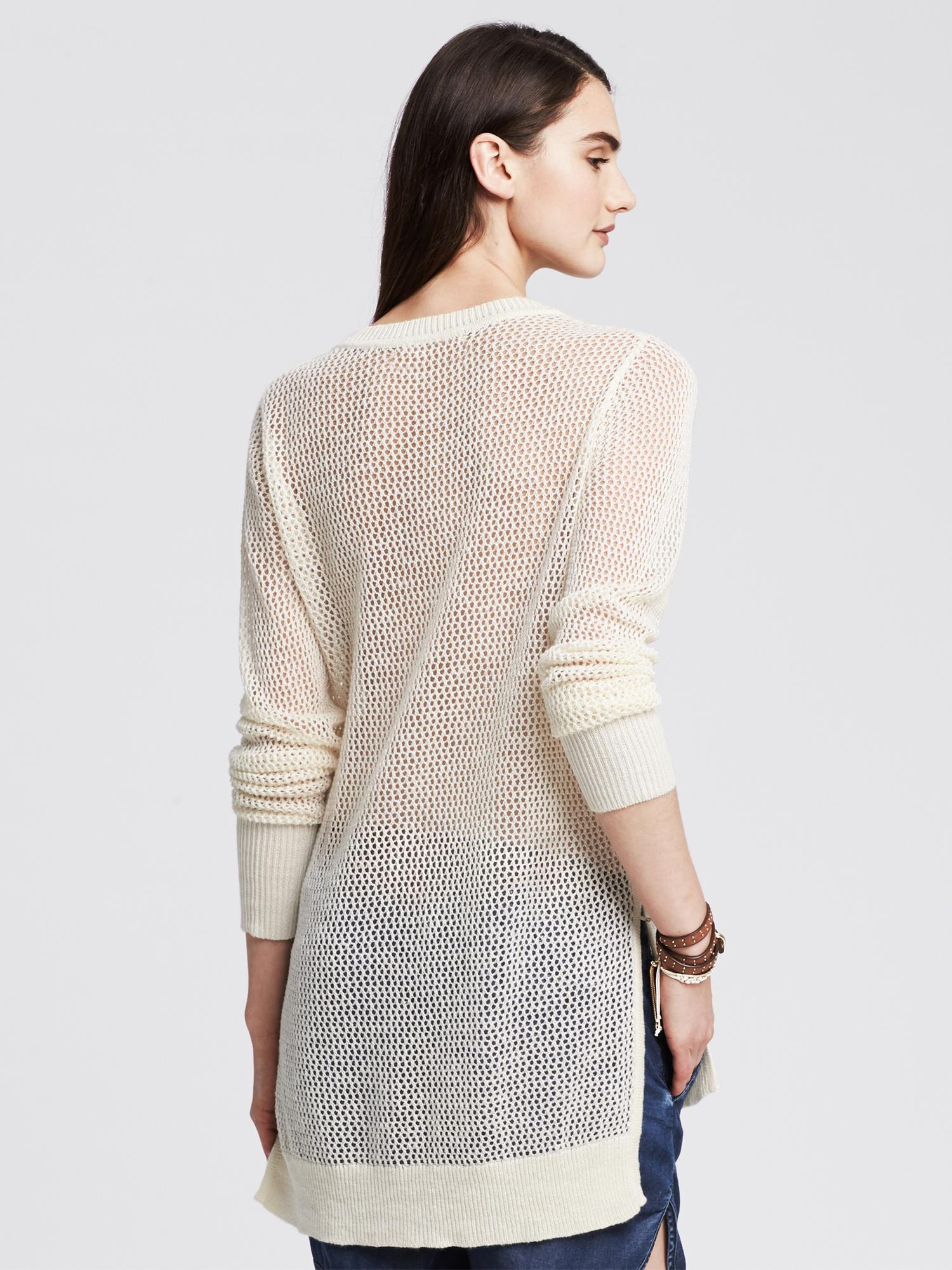Split-Side Long Sweater
