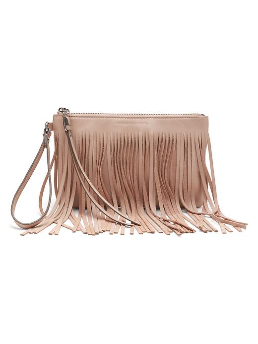 Fringe wristlet sale