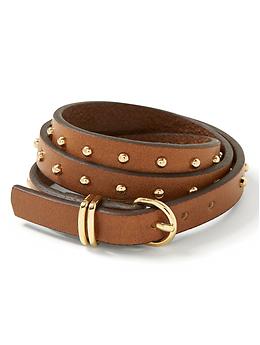 Main product image: Triple-Wrap Leather Bracelet