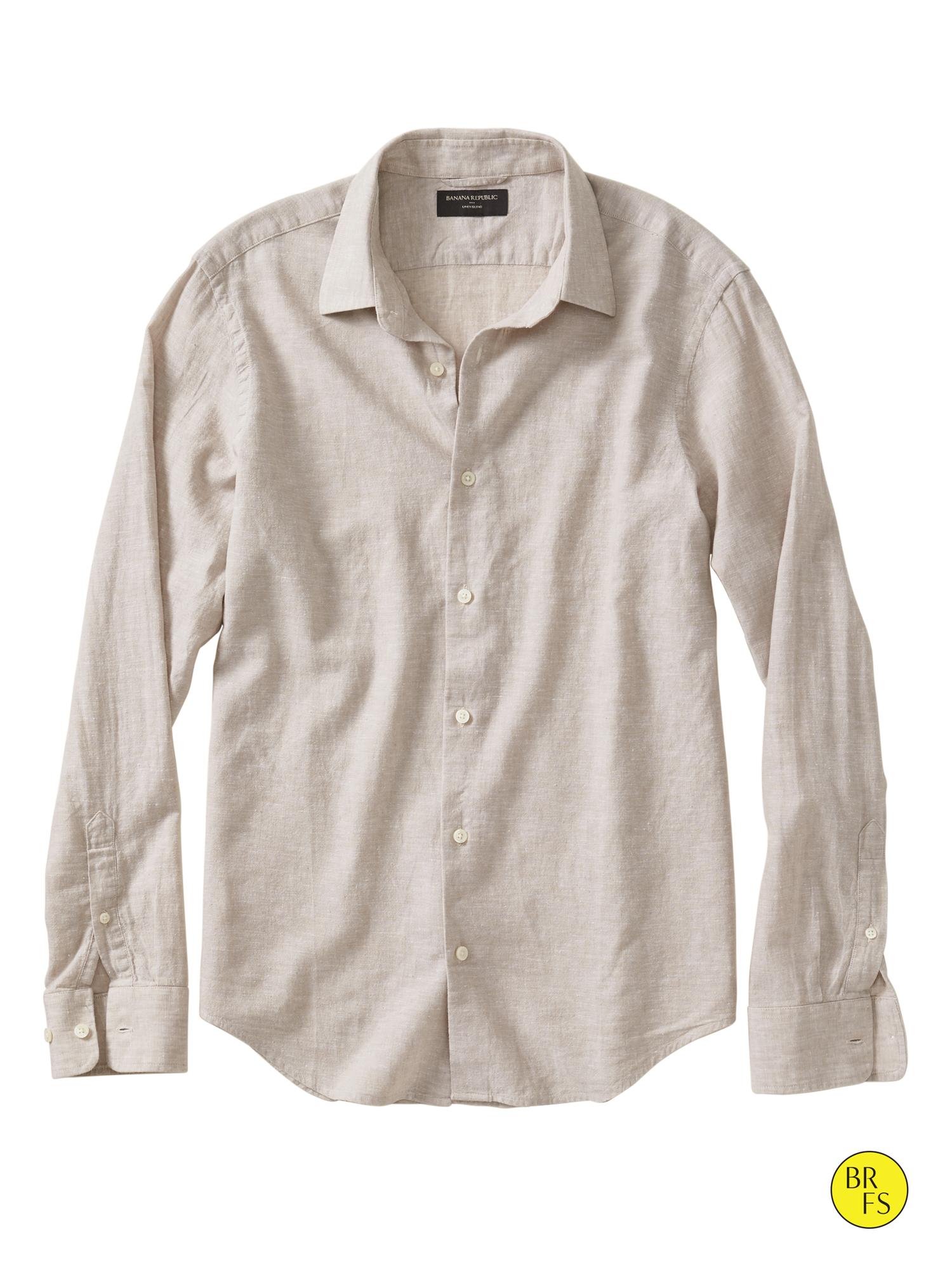 Factory Linen/Cotton Shirt | Banana Republic
