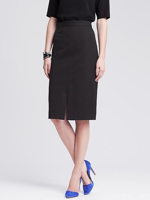 Sloan Fit Vented Pencil Skirt Banana Republic