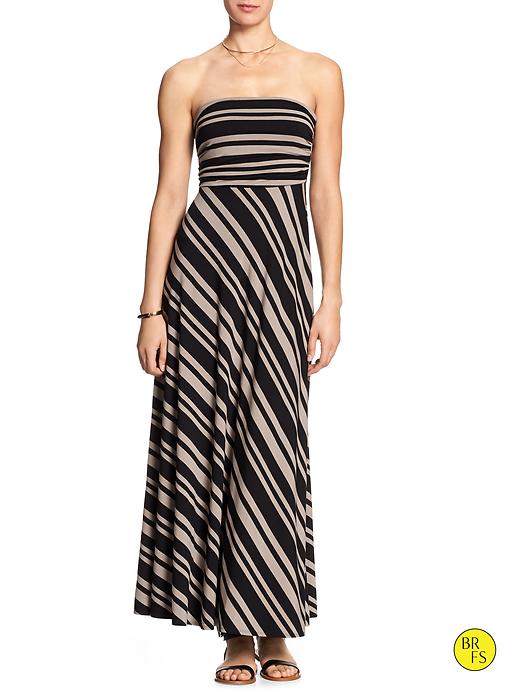 Factory Stripe Tube Maxi Dress | Banana Republic