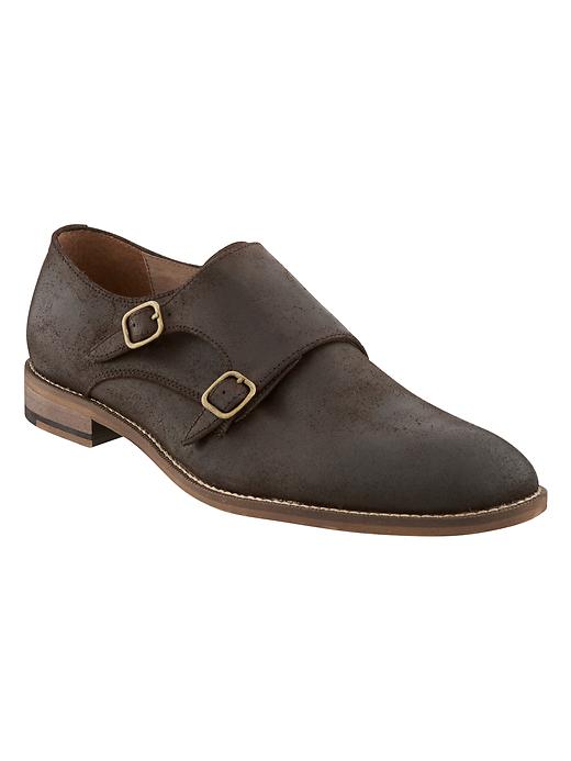 Banana Republic Brown Double Monk Strap Leather Shoes (includes shoe tree) In Review: The $60 Banana Republic Marden Suede Double Monk Shoe main image 2