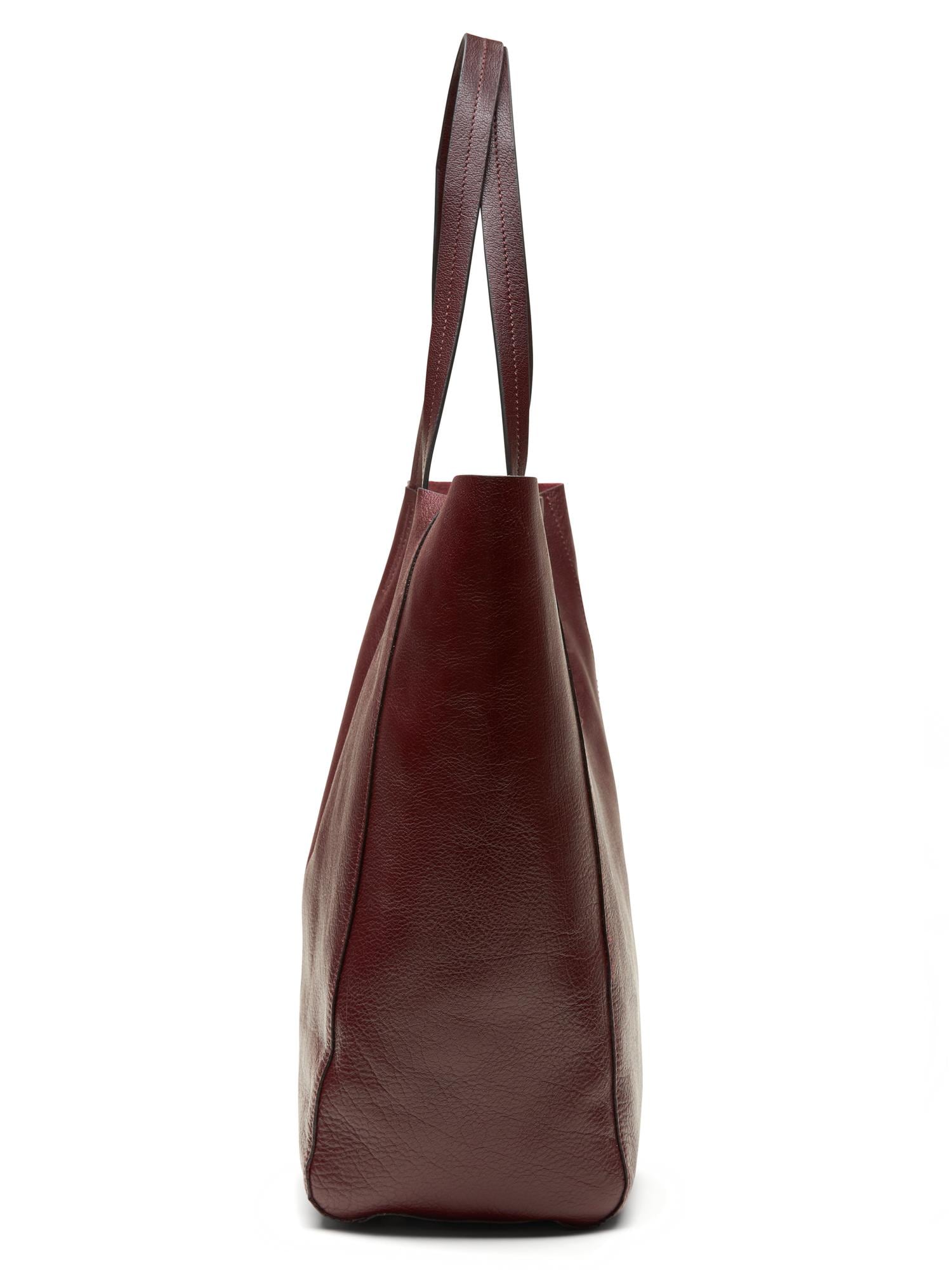 Ashbury Burgundy Tote Banana Republic