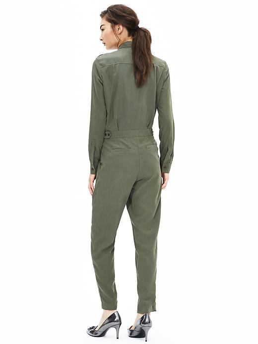 Green Jumpsuit | Banana Republic