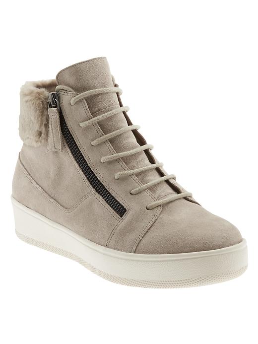 Alex Suede High-Top Sneaker | Banana Republic