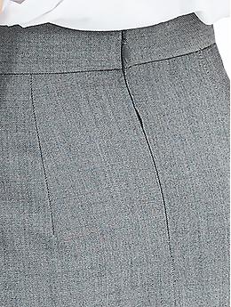 Gray Lightweight Wool Pencil Skirt Banana Republic