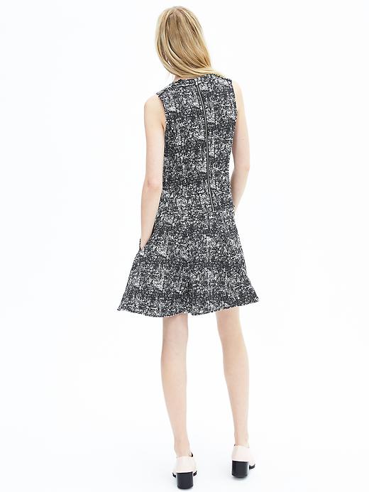 Tweed Fit-and-Flare Dress | Banana Republic