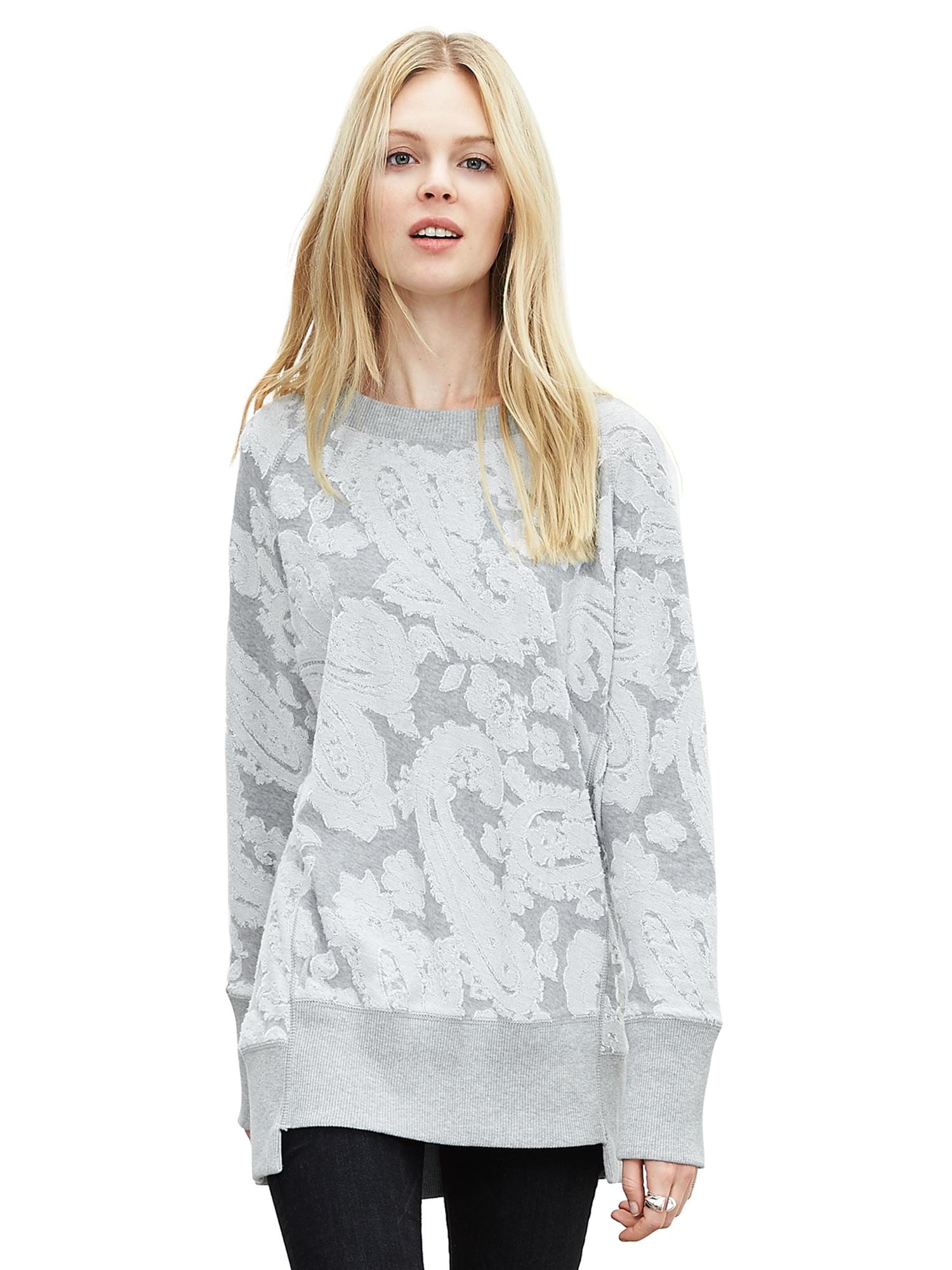 Heritage Jacquard Sweatshirt | Banana Republic