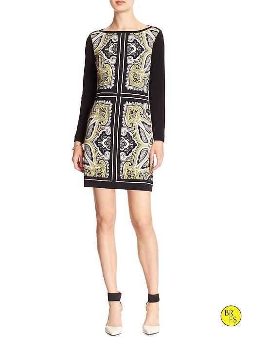 Factory Colorblock Tunic Dress | Banana Republic